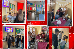 Red Festive Merry Christmas Holiday Photo Collage - 2